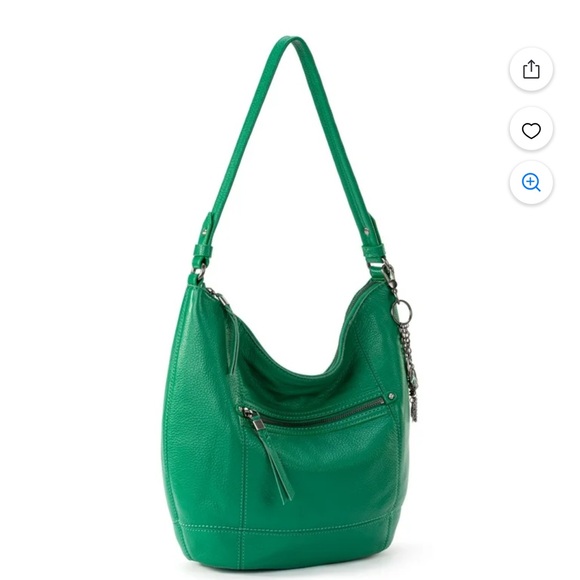 Green Leather Hobo Bag - Picture 2 of 8